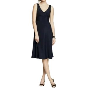 J. Crew Sophia Silk Tricotine Little Black Dress